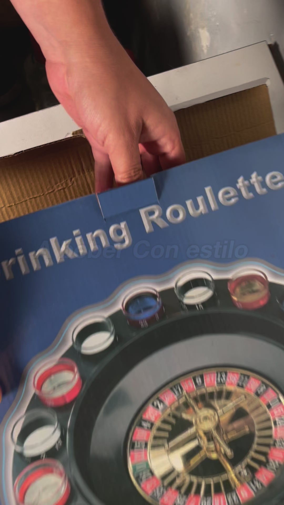 Cargar video: UNBOIXING Ruleta de Shot.